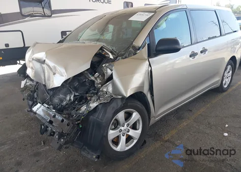 2017 Toyota Sienna L 7 Passenger from USA, damaged, VIN 5TDZZ3DC3HS780555